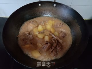 土豆烧番鸭步骤13