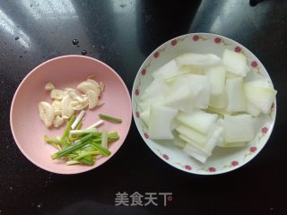 清炒冬瓜片步骤1