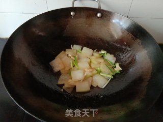 清炒冬瓜片步骤7