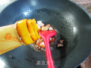 五花肉鹅胗炒土豆片步骤5