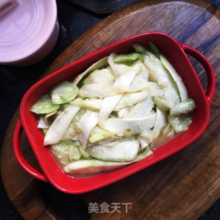 丝瓜炒茭白步骤10