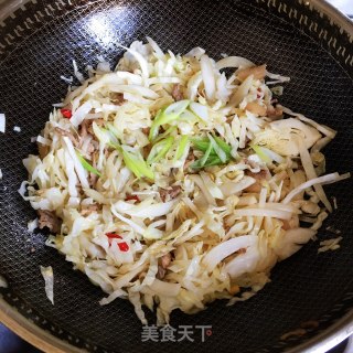 包菜肉丝步骤6