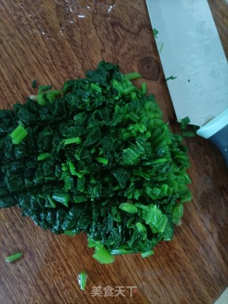 菠菜煎蛋步骤1