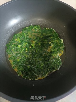 菠菜煎蛋步骤5