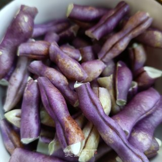 腊肉炖紫芸豆步骤5