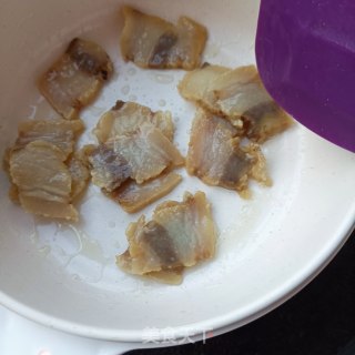 腊肉炖紫芸豆步骤7