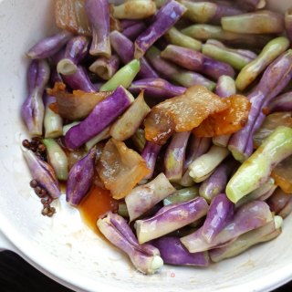 腊肉炖紫芸豆步骤11
