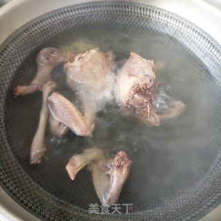 紫山药炖鸽子步骤9
