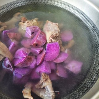紫山药炖鸽子步骤10