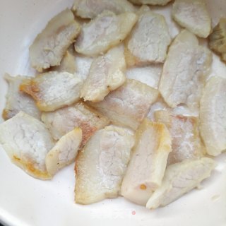 回锅肉炖豇豆角步骤3