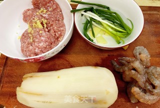 藕夹小鲜肉步骤1