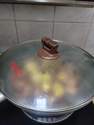 排骨焖板栗步骤9