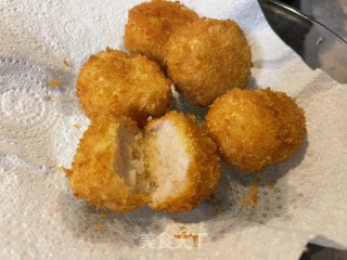 酥炸虾丸步骤11