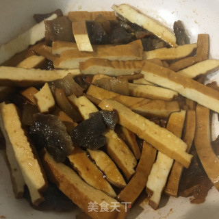 肉片香干炒韭菜步骤5