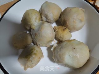萝卜菜煮芋头步骤1