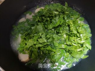 萝卜菜煮芋头步骤5