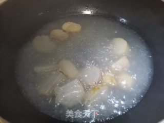 萝卜菜煮芋头步骤4