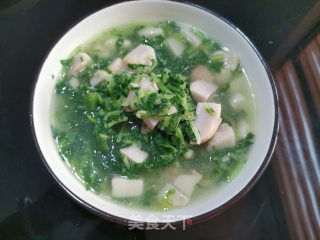 萝卜菜煮芋头步骤9