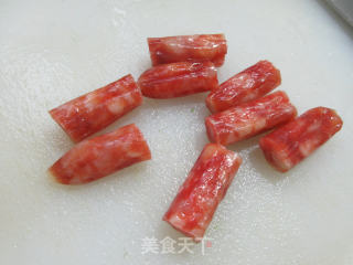 香肠虾味球菜芯煮粉丝步骤3