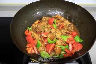 红烧鸡腿番茄步骤10