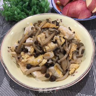 蟹味菇烧豆腐步骤11