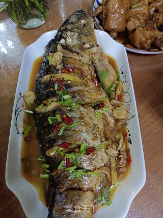 家常烧鲤鱼步骤8