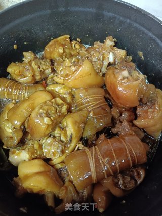 黄豆酱酱猪蹄步骤8