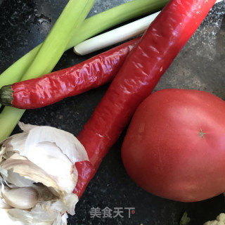 家常炒松花菜步骤1