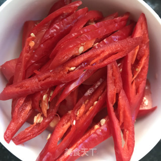 家常炒松花菜步骤3