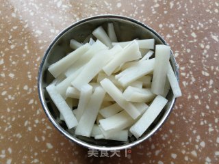 包菜炒年糕步骤2