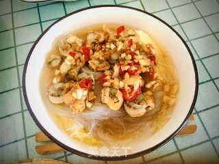 蒜蓉粉丝娃娃菜蒸扇贝步骤8