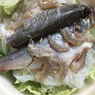 鲈鱼鲜虾焗锅步骤9