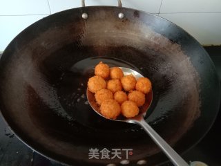 脆皮鸡胸肉丸步骤8