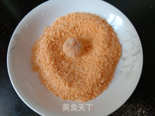 脆皮鸡胸肉丸步骤6