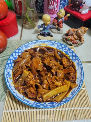 辣豆瓣酱烧护心肉步骤10