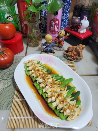 秋葵拼蛏子步骤9