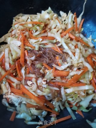 粉丝包菜步骤5