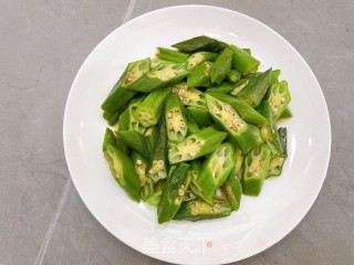 蚝油秋葵步骤5