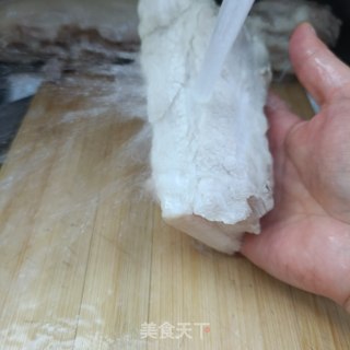回锅肉炖芸豆土豆步骤7