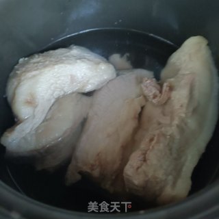 回锅肉炖芸豆土豆步骤9