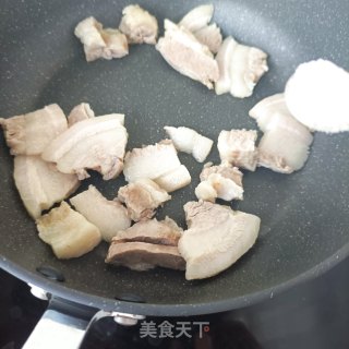 回锅肉炖芸豆土豆步骤13