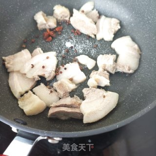 回锅肉炖芸豆土豆步骤14