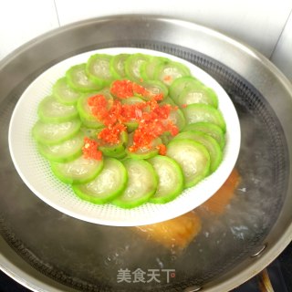 剁椒蒸丝瓜步骤8