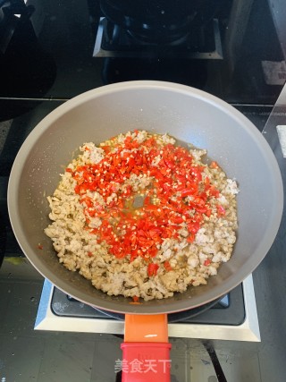 辣椒肉末外婆菜步骤5