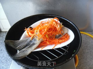 清蒸马哈鱼尾步骤10