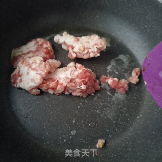 肉末炒扁豆步骤5