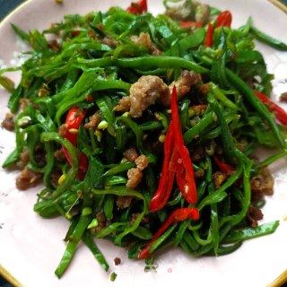肉末炒扁豆步骤10