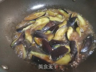 鲜香软糯香甜又下饭的照烧肉末茄子步骤6