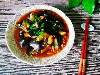 鲜香软糯香甜又下饭的照烧肉末茄子步骤8