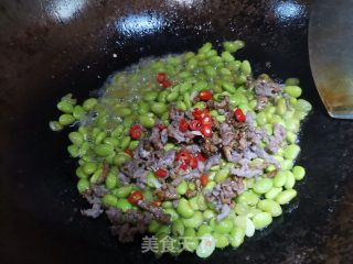 牛肉烧毛豆步骤6